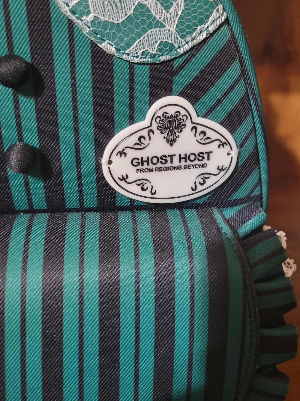 Loungefly Disney Parks Ghost Host Mini Backpack. Nwt